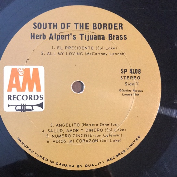 3/$30 Herb Alpert’s Tijuana Brass “South of the Border” vintage vinyl album 1966 - Picture 4 of 4